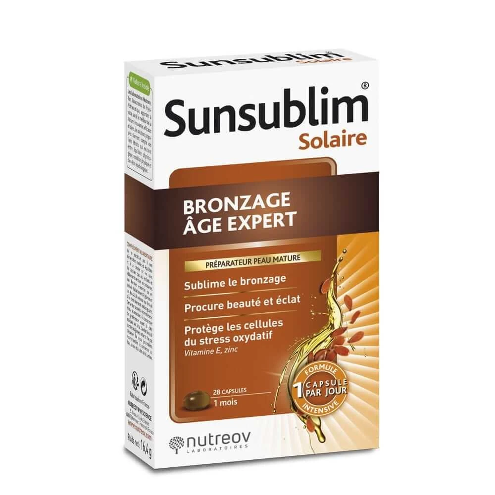 Nutreov Sunsublim Bräunungsexperte Reife Haut Präparat 28 Kapseln