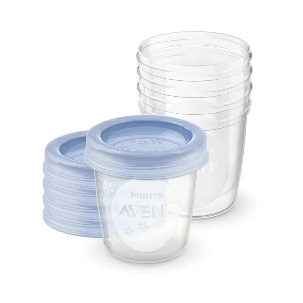 Avent Zubehör Aufbewahrungsbehälter für Muttermilch X5 180 ml