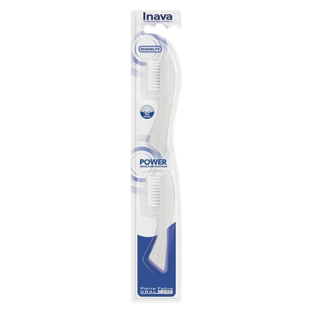 Inava Hybrid Soft Refill Zahnbürsten 15/100 für elektrische Zahnbürsten x2