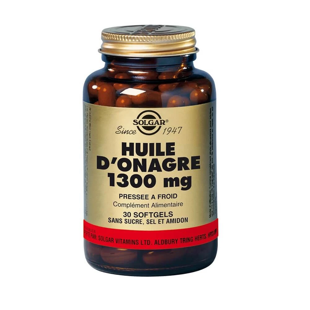 Solgar Nachtkerzenöl 30 Weichkapseln Equilibre Féminin 1300 mg
