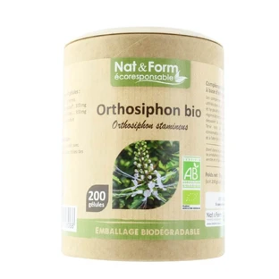Nat&Form ORTHOSIPHON BIO 200 Gélules