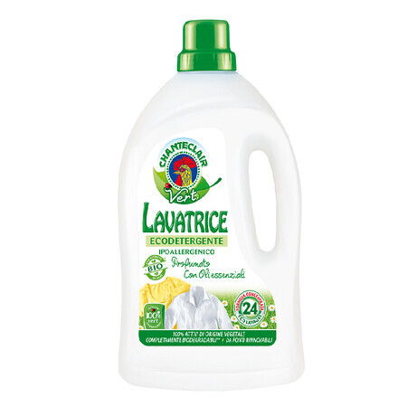 Detergent lichid aotomat cu uleiuri esențiale, 1071 ml, ChanteClair Vert