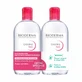 Kit de agua micelar Bioderma Sensibio H2O, 2x500 ml