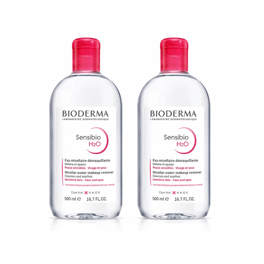 Bioderma Sensibio H2O micellair water set, 2x500 ml