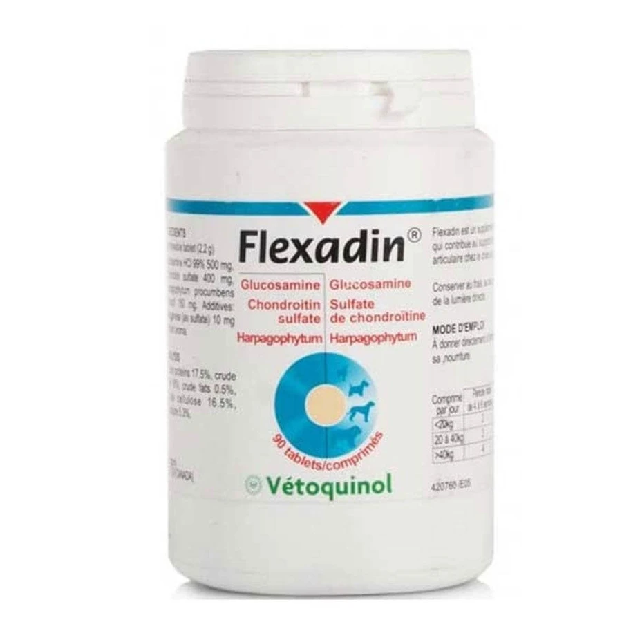 Vetoquinol Flexadin Osteoarthritis Hund und Katze 90 Tabletten