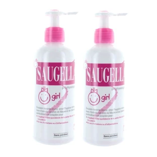 Saugella Girl Emulsie de curățare delicată 2x200ml