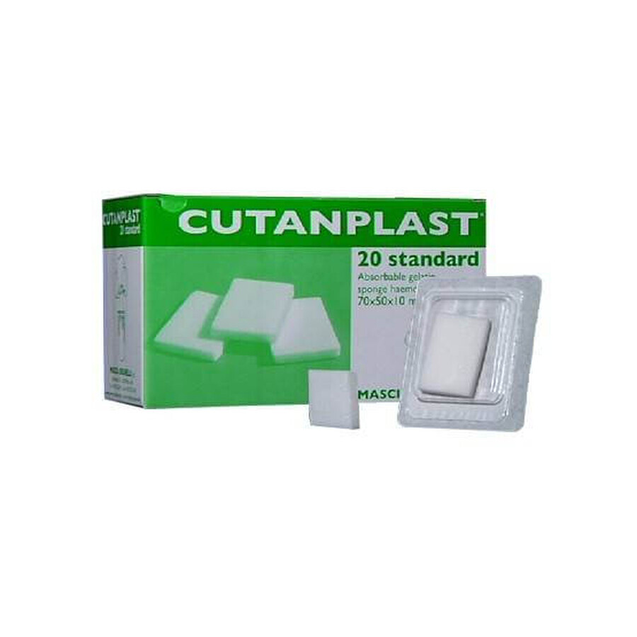 Burete hemostatic 70x50x10mm Cutanplast, 1 bucata,