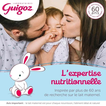 Guigoz Optipro Milk Powder Growth 3 from 1 year 2 sachets 600 g + 1 scoop