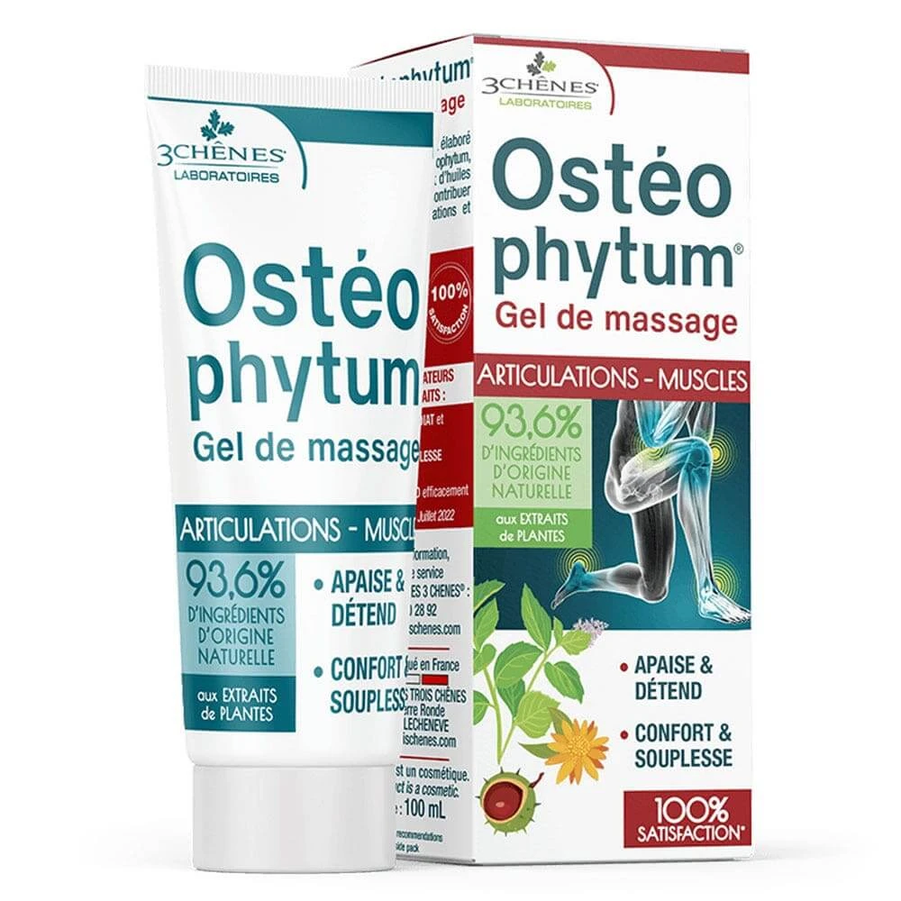 3 Chênes Osteophytum Gel für Gelenk- und Muskelmassage 100ml