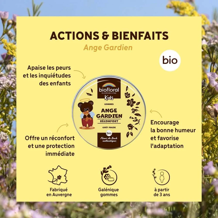 Biofloral Kinder Schutzengel Komfort Kaugummi Bio 45g