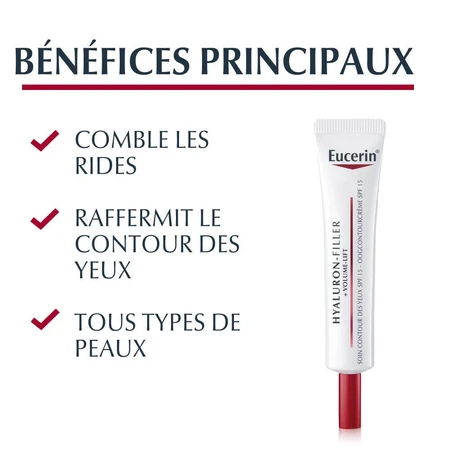 Eucerin Hyaluron-Filler + Volumen Lift Augenkontur Spf15 15ml