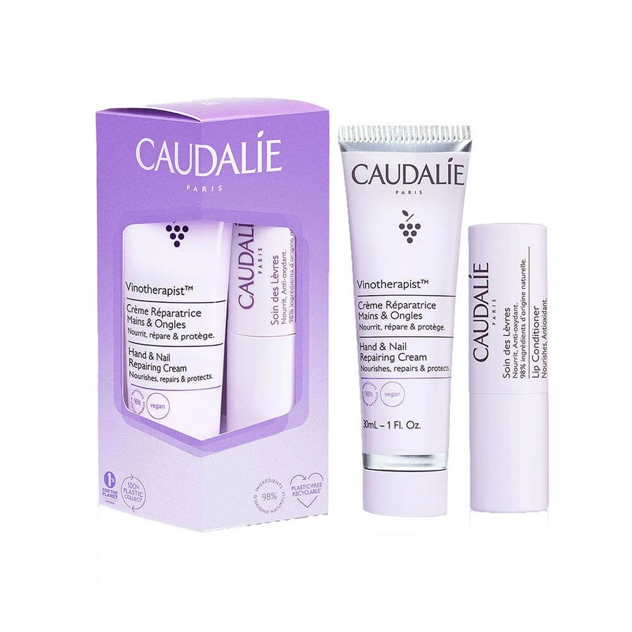 Caudalie Vinotherapist Duo Handcreme + Lippenpflege 4.5g