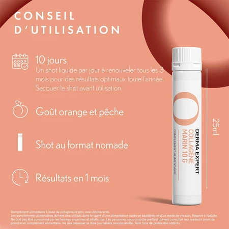 Oenobiol Derma Expert Marine Collagen Anti-Ageing Falten 10 Schüsse