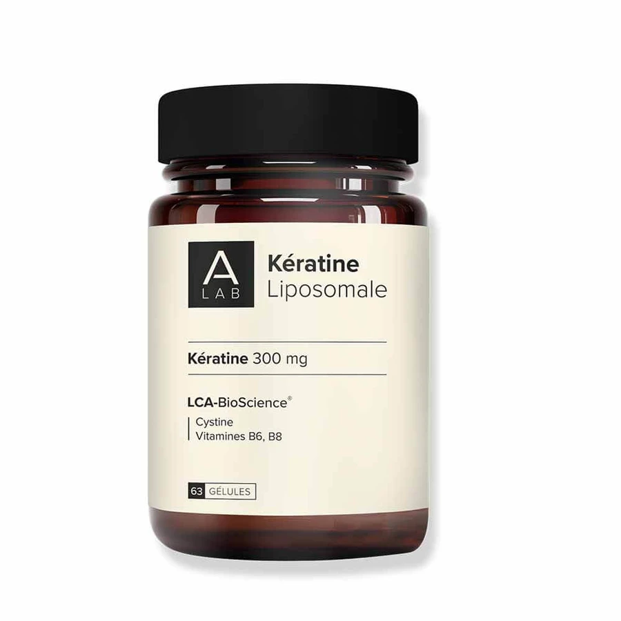 A-LAB Keratin Liposomal 300 mg Haar Schönheit Gestärkte Nägel 63 Kapseln