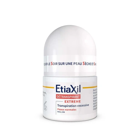 Etiaxil Detranspirant Déodorant Roll-on Extrême Transpiration Excessive Peaux normales 2x15ml