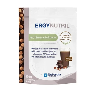 Nutergia ERGYNUTRIL Veganes Haselnuss-Schoko-Protein 350g