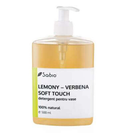 Lemony-Verbena Soft Touch Geschirrspülmittel, 500 ml, Sabio