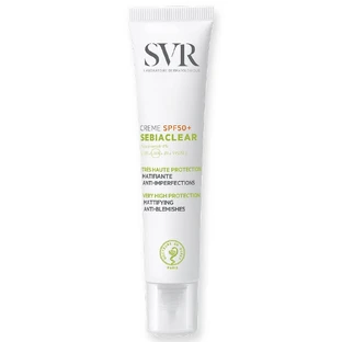 SVR, Sebiaclear Cream Spf50 Protecție solară ridicată 40ml
