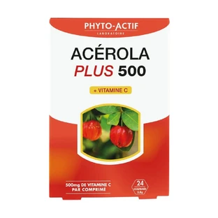 Phyto-Actif Acerola Plus 500 30 tabletten + vitamine C 24 tabletten