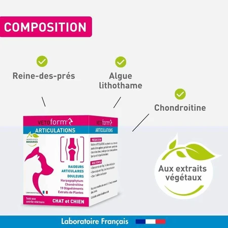 Vetoform Suplemento Articular para Perros y Gatos 100g