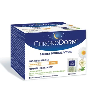 Chronodorm Double-Action Melatonin 20 torebek herbaty