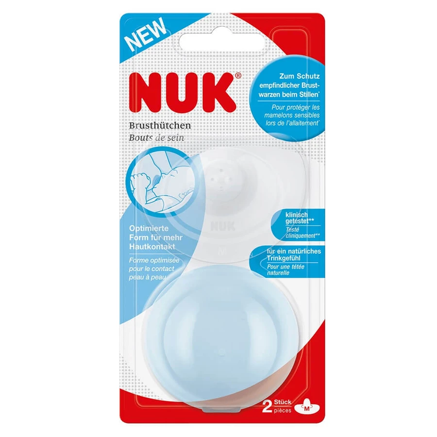 Nuk Silikon Busen Cup Taille M x2