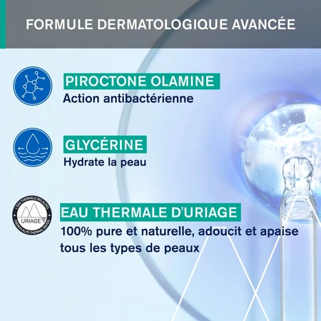 Uriage Hyseac Gel de curățare purifiant Piele mixtă sau grasă Peaux Mixtes A Grasses 500ml