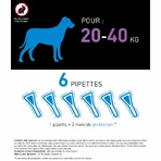 Frontline Spot-on Câine 20-40 kg 6 pipete 2.68 ml
