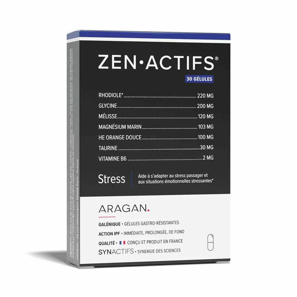 Aragan Synactifs Zenactifs Stress 30 Gelatine