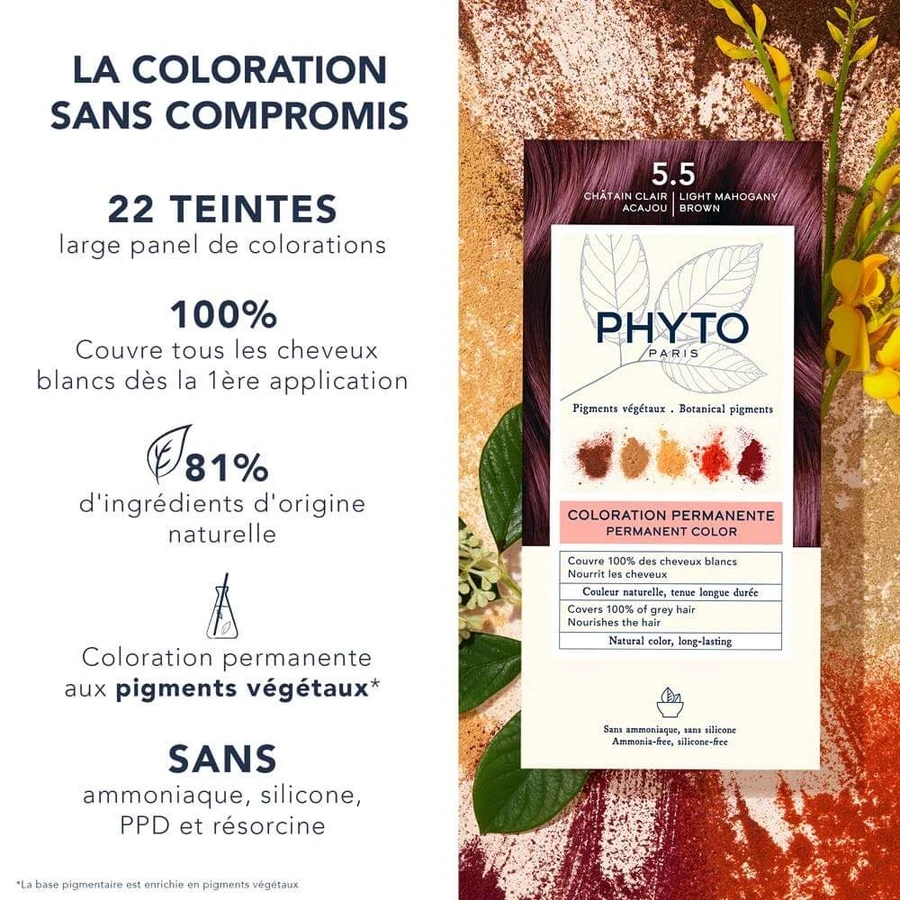 Phyto Phytocolor Colorare permanentă cu pigmenți vegetali