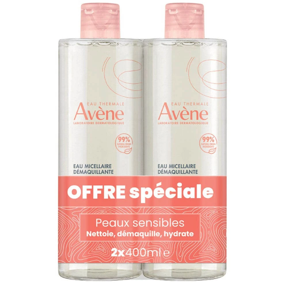 Avène Les Essentiels Micellar Lotion Empfindliche Haut 2x400ml