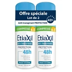 Etiaxil Antiperspirant Deodorant Comprimat 48h Protejează pielea sensibilă 2x100ml