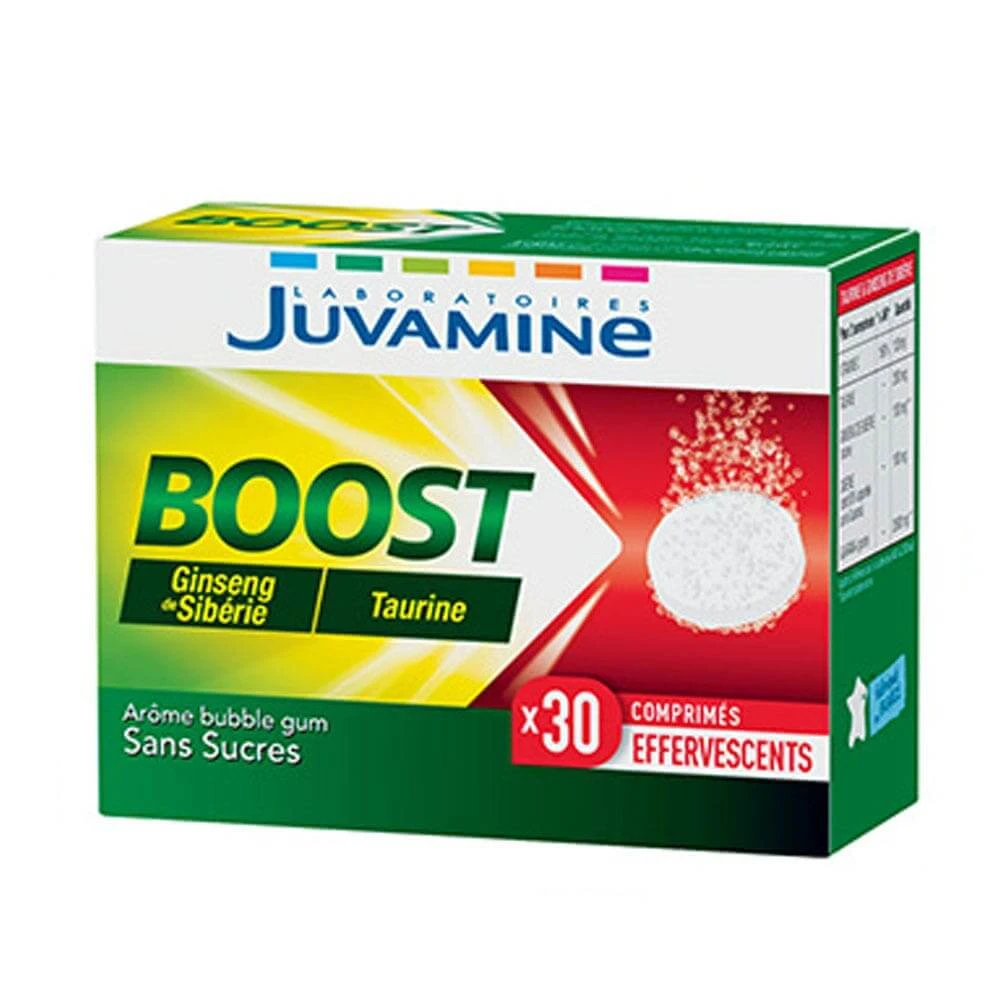 Juvamine Boost Ginseng Taurin 30 Brausetabletten