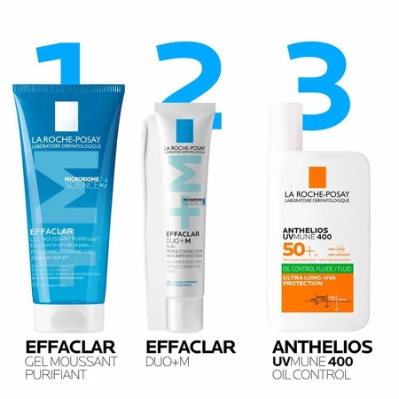 La Roche-Posay Effaclar Gesichtsreiniger schäumendes Gel für fettige und aknebedingte Haut 200ml