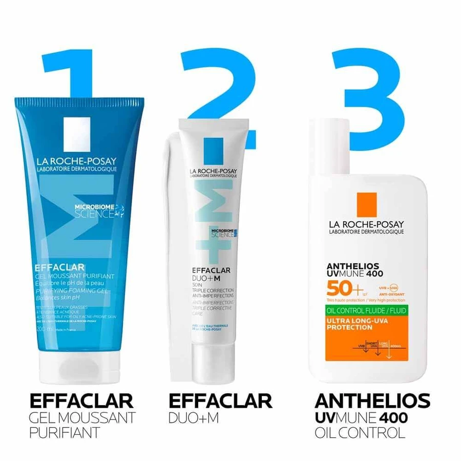 La Roche-Posay Effaclar Gesichtsreiniger schäumendes Gel für fettige und aknebedingte Haut 200ml