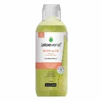 Naturancia [aloevera]2 Zuccari Nutri Zumo Puro de Aloe Vera con Sabor a Melocotón 1 litro