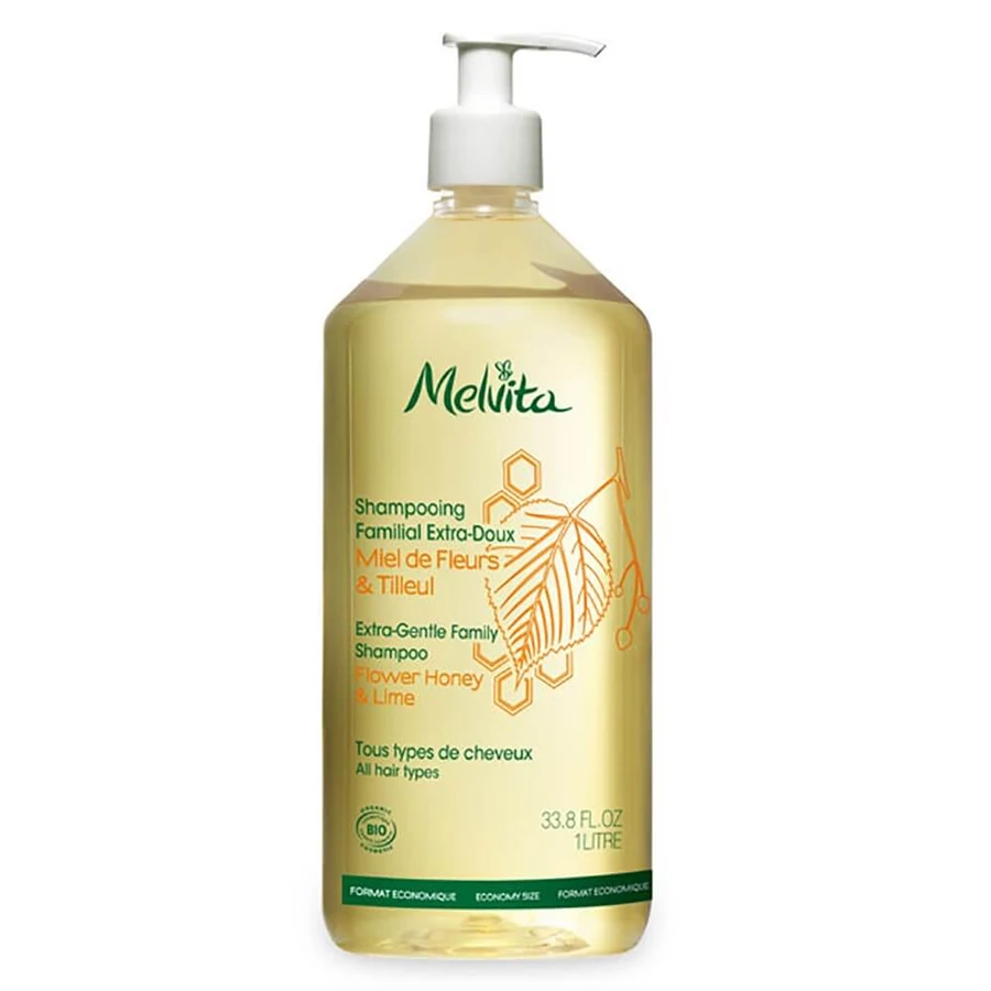 Melvita Extra-delicate Familienshampoo mit Blütenhonig und Linde 1l