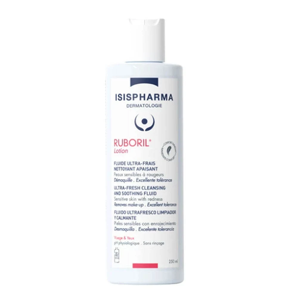 Isispharma Ruboril Ultra-Fresh Cleansing Fluid Lotion Empfindliche Haut mit Rötungen 250ml