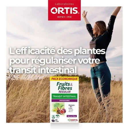 Ortis Fruits & Fibres Régulier, 45 comprimés