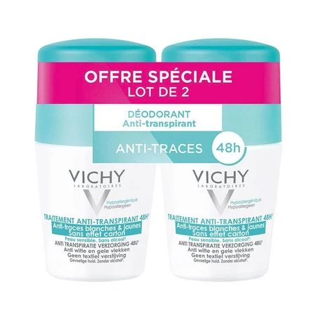Vichy Deodorant Anti-Perspirant Roll-on 2x50 ml