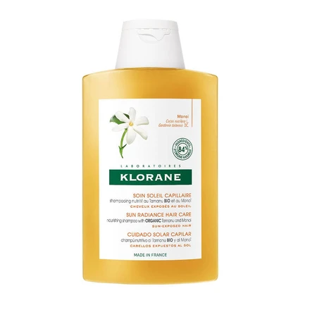 Klorane Soleil Shampooing Nutritif au Tamanu bio et au Monoï cheveux exposés 200ml