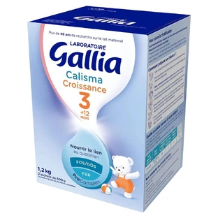 Gallia Growth Milk Powder 12 months-3 years Calisma 3 2x600g