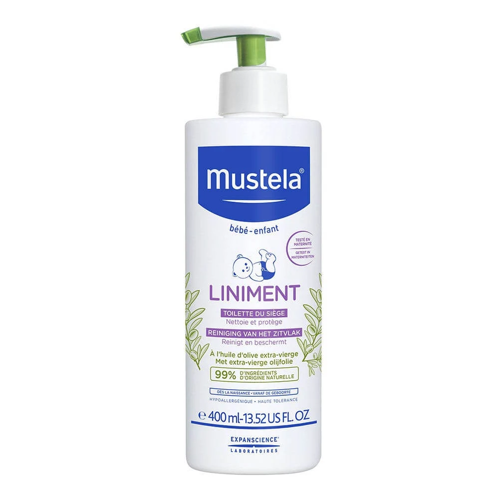 Mustela Liniment mit nativem Olivenöl extra von Geburt an 400ml