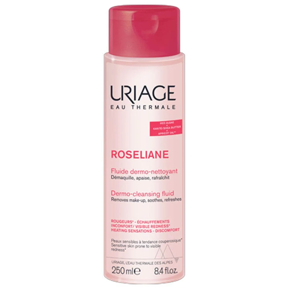 Uriage Roseliane Reinigungsfluid für empfindliche, zu Rötungen neigende Haut 250ml