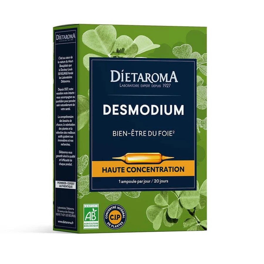 Dietaroma Benessere quotidiano Desmodium 20 Ampolle