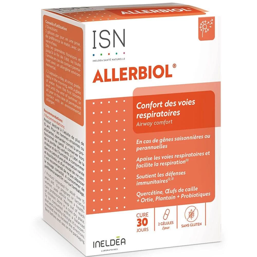 Ineldea Santé Naturelle Allerbiol® Comfort for breathing 60 Kapseln