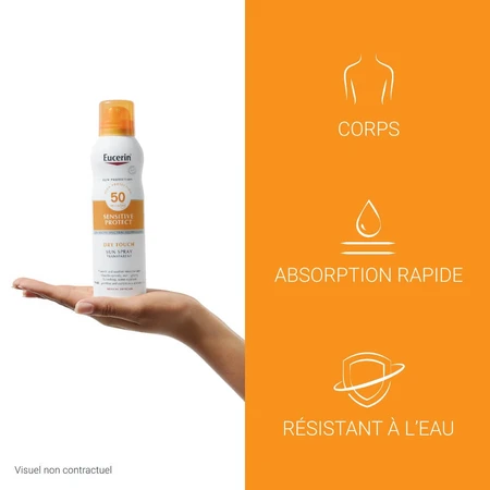 Eucerin Sun Protection Sensitive Protect Transparent Mist Spf50 Sensitive Skin 200 ml