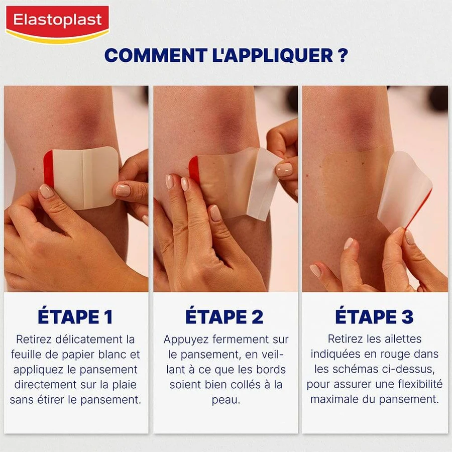 Pansamente Elastoplast a doua protecție a pielii XL 3 plasturi