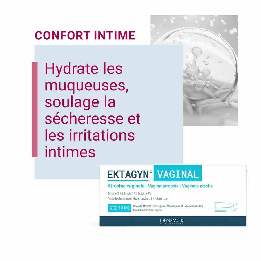 Densmore Gynaecology Ektagyn cu ectoin 30ml + 7 canule de unică folosință