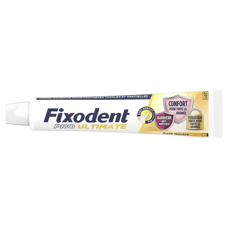 Fixodent Pro Ultimate Kleefcrème voor volledige en gedeeltelijke prothesen Neutrale smaak 40 ml